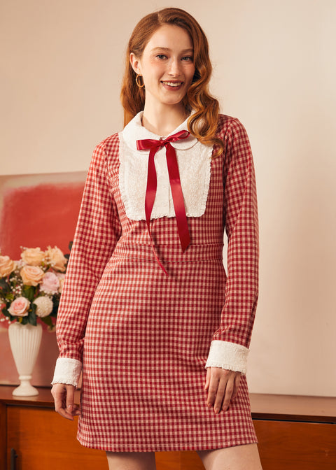 Vintage Vision Tie-Neck Dress (Final Sale)