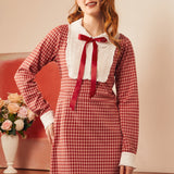 Vintage Vision Tie-Neck Dress (Final Sale)