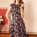 Eclipse Elegance Fit & Flare Dress (Final Sale)