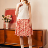 Retro Rendezvous Tie-Neck Top (Final Sale)