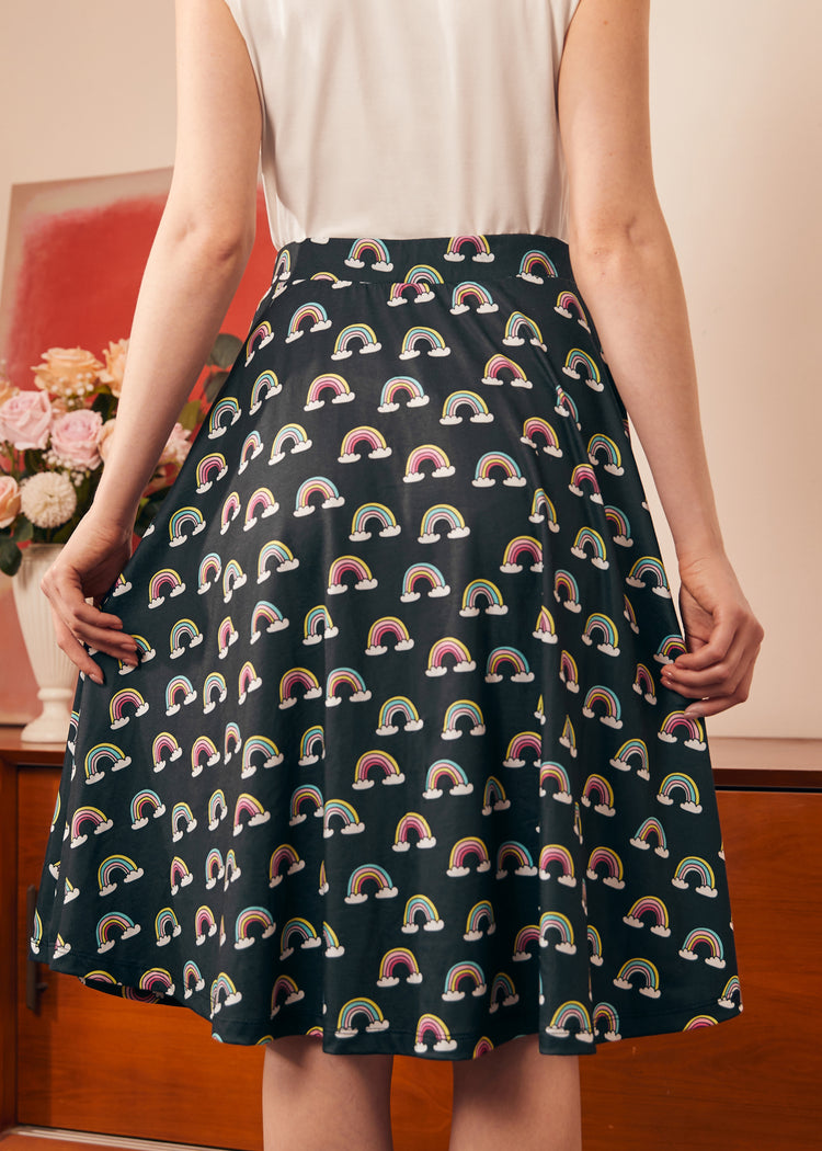 Excellence Attained Knit Midi Skirt