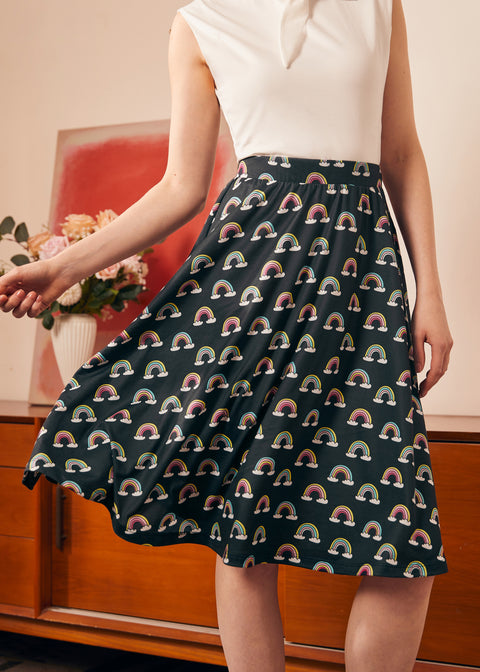 Excellence Attained Knit Midi Skirt