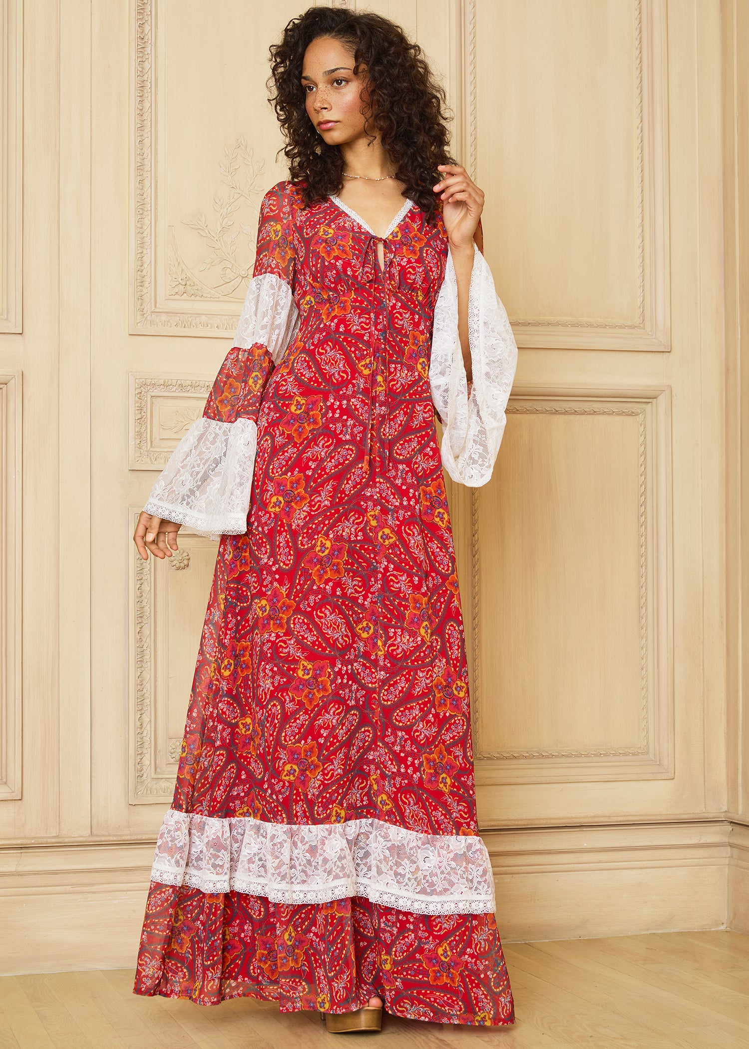 GUNNE SAX for ModCloth Josephina Bell Sleeve Dress - Limited Edition