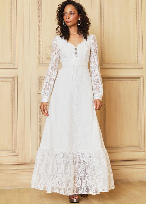 GUNNE SAX for ModCloth Beth Lace Corselette Maxi Dress GUNNE SAX for ModCloth Beth Lace Corselette Maxi Dress