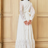 GUNNE SAX for ModCloth Beth Lace Corselette Maxi Dress