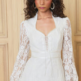 GUNNE SAX for ModCloth Beth Lace Corselette Maxi Dress