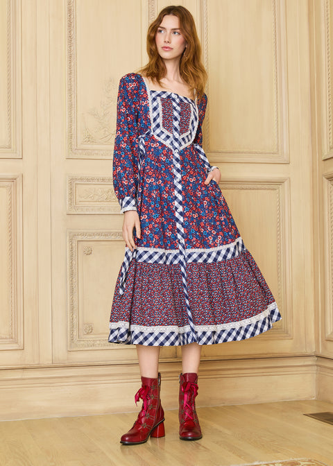 veronica midi dress GUNNE SAX for ModCloth Veronica Midi Dress Circe's Crown XS