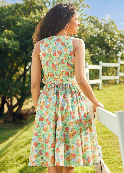 Instant Energy Faux-Wrap Dress in Fruit Punch, Size 1X Instant Energy Faux-Wrap Dress in Fruit Punch, Size 1X
