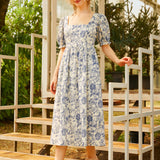 Enchanted Meadow Toile Dress (Final Sale)