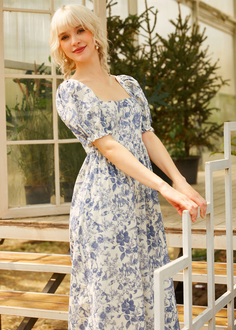 Enchanted Meadow Toile Dress ModCloth Enchanted Meadow Toile Dress ModCloth