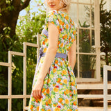 Citrus Serenade Dress (Final Sale)