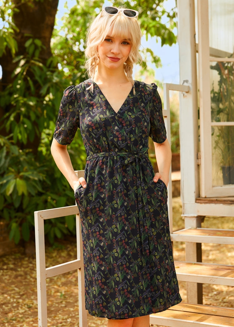 The Sunday Soirée Faux Wrap Dress