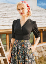 Puff & Grace Wrap Top