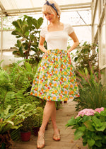 Twirl-Worthy Charm Midi Skirt