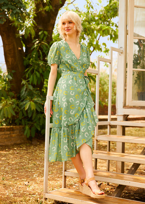 cute wrap dresses for spring Women's Spring Wrap Maxi Dress Floral V Neck Long Sleeve Wedding Guest Party Casual Chiffon Dress Beige S at Amazon Women's Clothing store