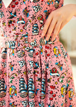 Find Me in Palm Springs Fit & Flare Dress