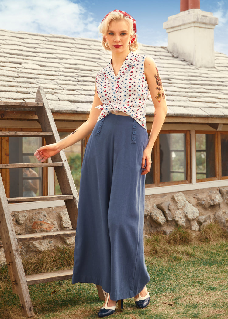 Sail Away Wide-Leg Trousers