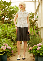 The Garden Stroll Bow Blouse