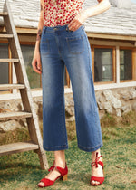 Boardwalk Beauty Wide Leg Denim Pants