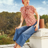 Cherry Sweet Bow Blouse (Final Sale)