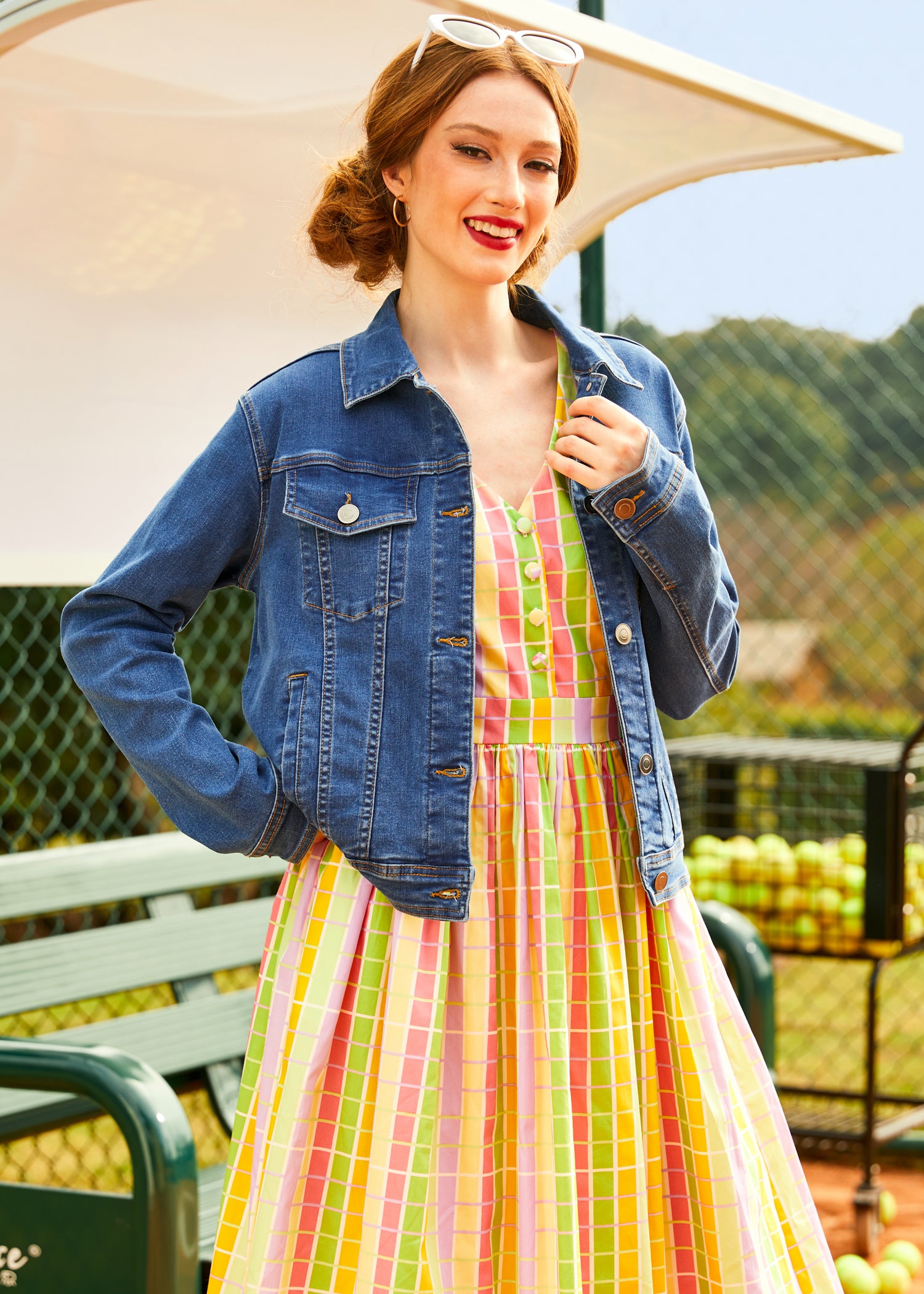 Over the Rainbow Denim Jacket (Final Sale)