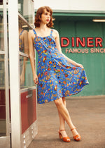 Sun-Kissed Stroll Fit & Flare Dress