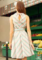 The Taffy Twist Halter Dress