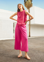 Raspberry Ruffle Blouse