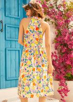 Cutaway Shirt Fit & Flare Dress