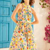 Cutaway Shirt Fit & Flare Dress (Final Sale)