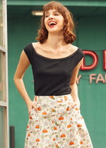 Lace by Day Marilyn Neck Tee