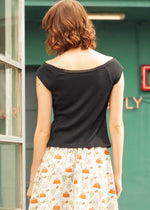 Lace by Day Marilyn Neck Tee