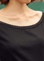 Lace by Day Marilyn Neck Tee