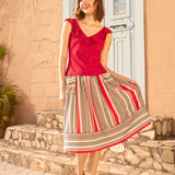 Ruffle Me This V-Neck Tank (Final Sale)