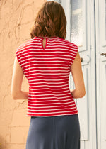Rydell High Revisited Cap Sleeve Tie-Neck Top