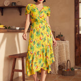 Air of Elegance Wrap Dress (Final Sale)