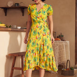 Air of Elegance Wrap Dress (Final Sale)