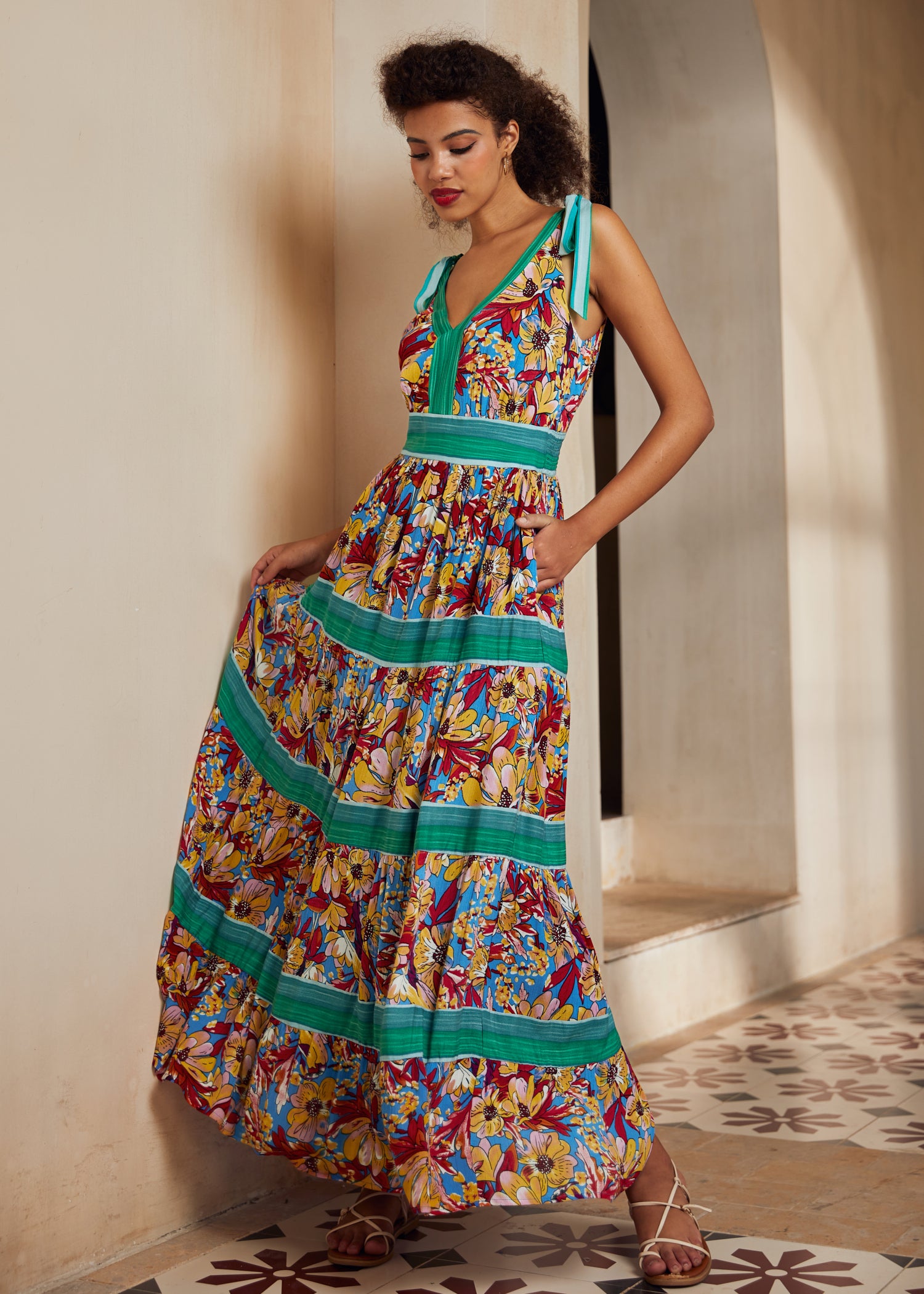The Sunset Stroll Maxi Dress