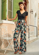 The Lace-Up & Lounge Wide-Leg Pants