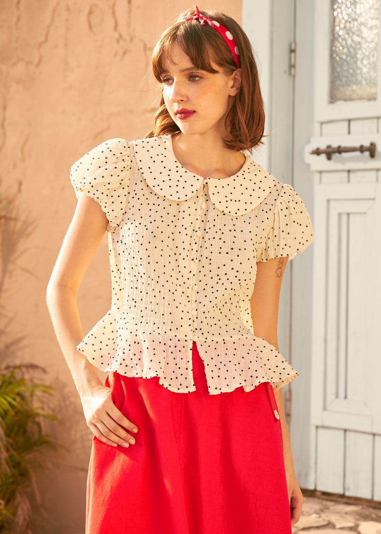 Prim & Peplum Blouse