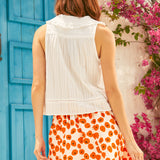 Prim & Proper Sleeveless Blouse (Final Sale)