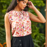 Curiosity Tied the Bow Blouse