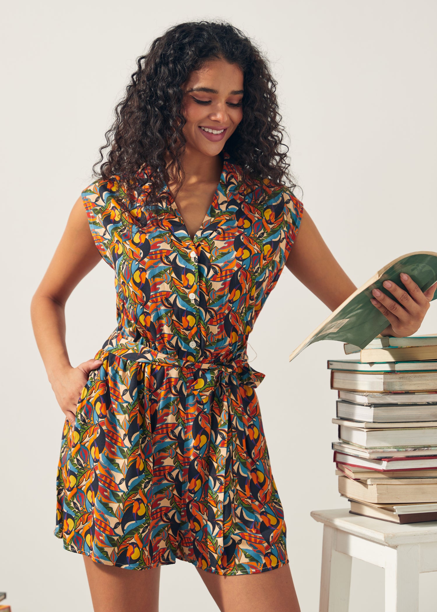 Read It and Steep Romper (Final Sale)