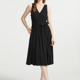 Instant Energy Faux-Wrap Knit Dress