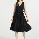 Instant Energy Faux-Wrap Knit Dress