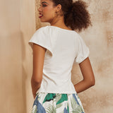 The Ruching Romance Top (Final Sale)