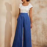 Double Pleat Wide Leg Pants (Final Sale)