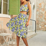 Golden Hour Gal Midi Skirt (Final Sale)