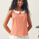 The Class Act Collar Top (Final Sale)