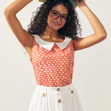 The Class Act Collar Top (Final Sale)